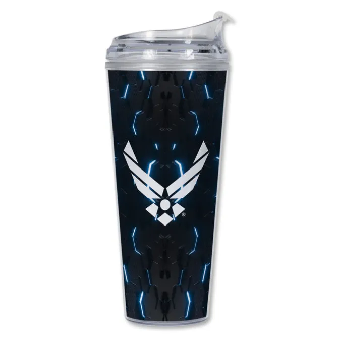 U.S. Air Force Logo Plastic Tumbler by 7.62 Design