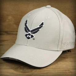US Air Force Logo Twill Hat - Grey
