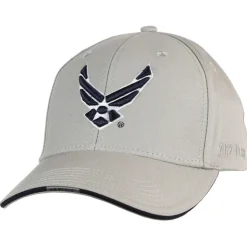 US Air Force Logo Twill Hat - Grey
