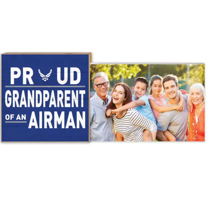 U.S. Air Force Proud Grandparent Floating Picture Frame