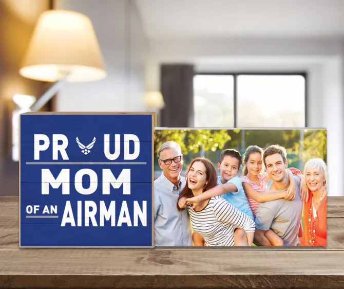 U.S. Air Force Proud Mom Floating Picture Frame