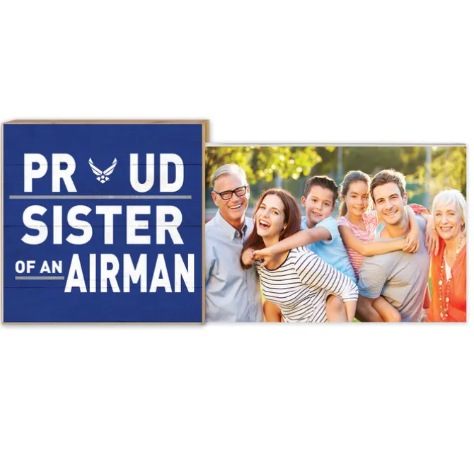 U.S. Air Force Proud Sister Floating Picture Frame