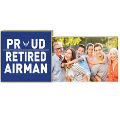 U.S. Air Force Retired Floating Picture Frame