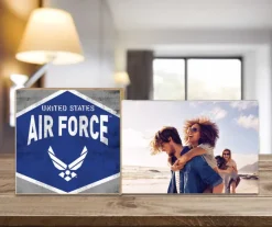 U.S. Air Force Retro Diamond Floating Picture Frame