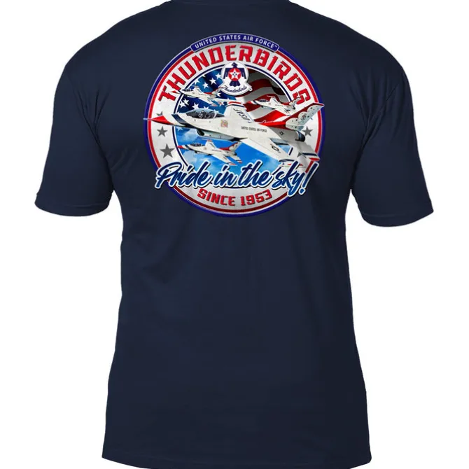 US Air Force Thunderbirds 7.62 Design Men's Navy T-Shirt