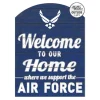 U.S. Air Force Welcome 16 x 22 inch Indoor/Outdoor PVC Sign - Made In The USA