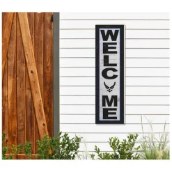 U.S. Air Force Welcome 10 x 35 inch USAF Sign - Made In The USA