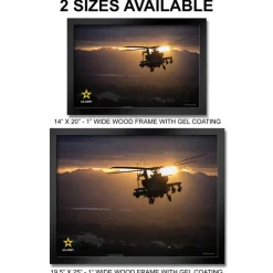 U.S. Army AH-64 Apache Framed Print
