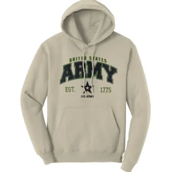 U.S. Army Arched Applique Sand Unisex Hoodie
