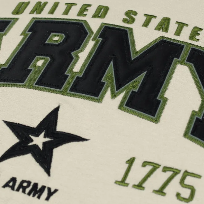 U.S. Army Arched Applique Sand Unisex Hoodie