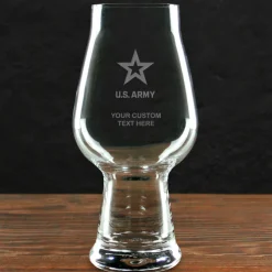 US Army 'Build Your Glass' Personalized 18.25 oz. Luigi Bormioli IPA Glass