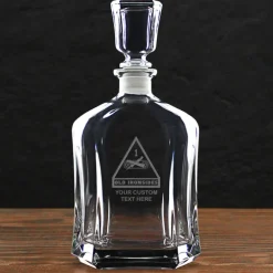 US Army 'Build Your Glass' Personalized 23.75 oz. Whiskey Decanter
