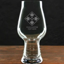US Army 'Build Your Glass' Personalized 18.25 oz. Luigi Bormioli IPA Glass