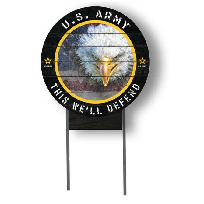 U.S. Army Eagle Flag 20 x 20 inch Lawn Sign
