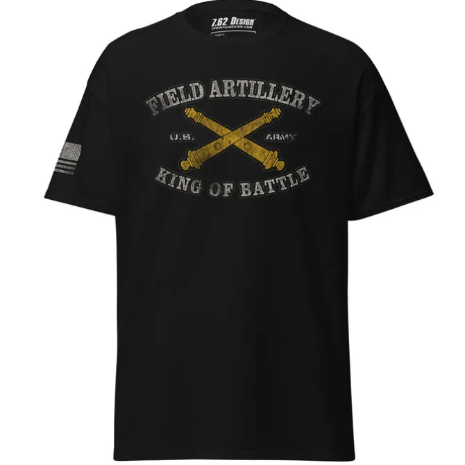 U.S. Army Field Artillery King of Battle Vintage Men's Tee