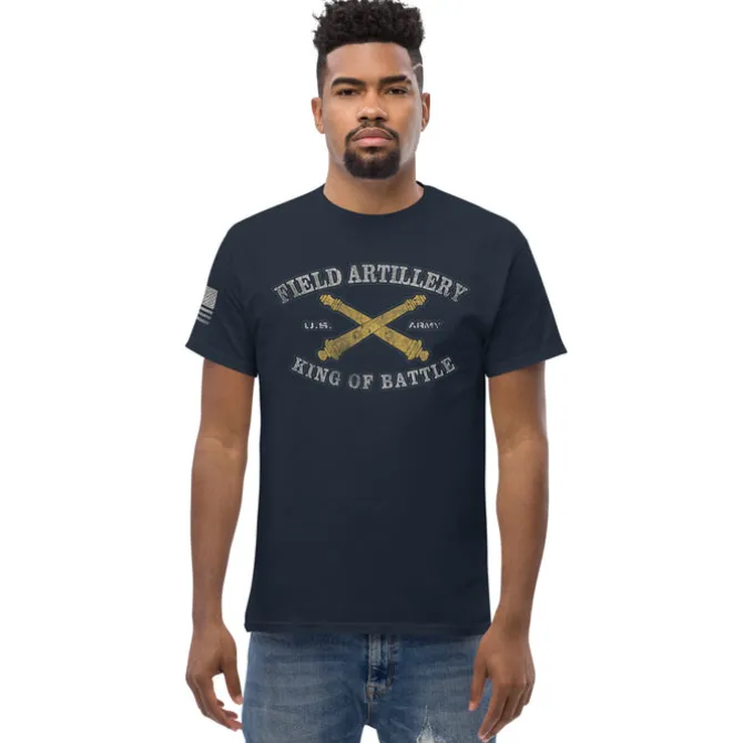 U.S. Army Field Artillery King of Battle Vintage Men's Tee