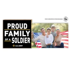 U.S. Army Floating Picture Frame Proud Army Family