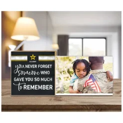 U.S. Army Floating Picture Frame Never Forget