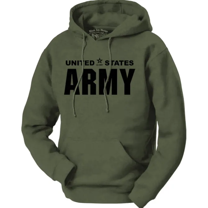 US Army Hoodie - Army - Basic Sweatshirt Hoodie - Men's and Lady's U.S. Army Hoodie