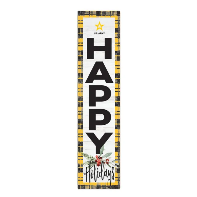 U.S. Army Merry Christmas 11 x 46 inch Leaner Sign