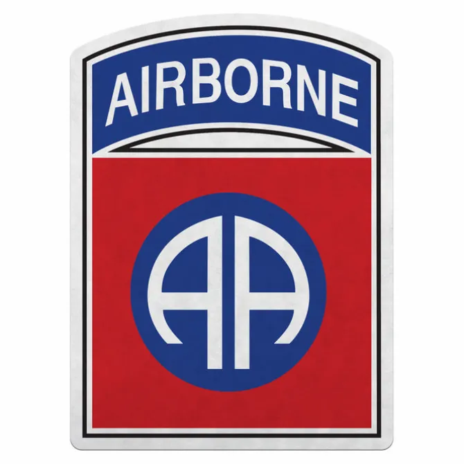 U.S. Army 82nd Airborne Division Die-Cut Pennant by 7.62 Design - Made in the USA