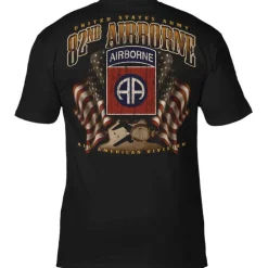U.S. Army 82nd Airborne Flags 'All Americans' 7.62 Design Battlespace Men's T-Shirt