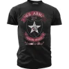 US Army 2nd Infantry - Second to None Retro - Black Ink Mens T-Shirt
