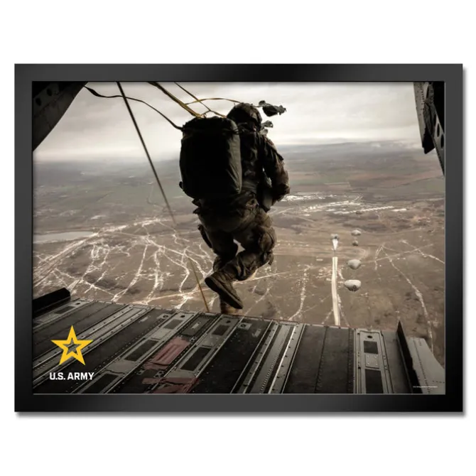 U.S. Army Paratrooper Framed Print