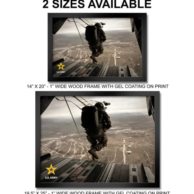 U.S. Army Paratrooper Framed Print