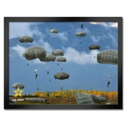 U.S. Army Paratroopers Framed Print
