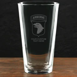 US Army 'Pick Your Design' Personalized Pint Glass