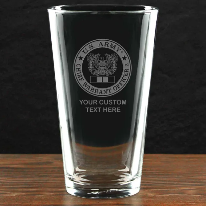 US Army 'Pick Your Design' Personalized Pint Glass