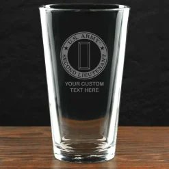 US Army 'Pick Your Design' Personalized Pint Glass