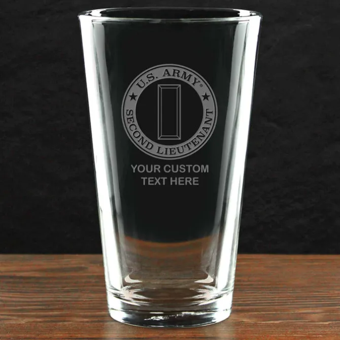 US Army 'Pick Your Design' Personalized Pint Glass