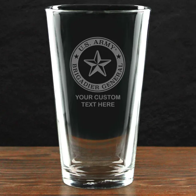 US Army 'Pick Your Design' Personalized Pint Glass
