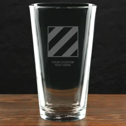 US Army 'Pick Your Design' Personalized Pint Glass