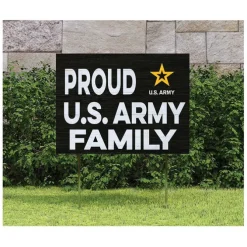 U.S. Army Proud Army Family 18 x 24 inch Lawn Sign
