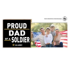 U.S. Army Proud Dad Floating Picture Frame