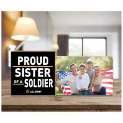 U.S. Army Proud Sister Floating Picture Frame