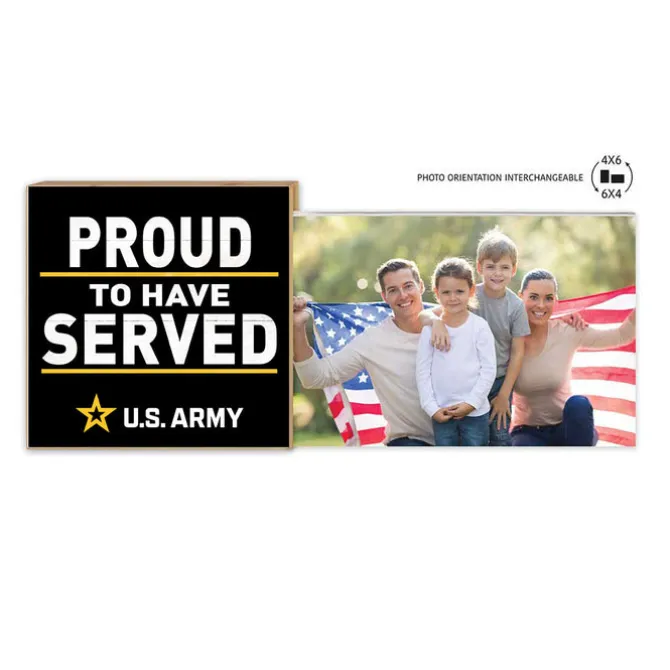 U.S. Army Proud To Have Served Floating Picture Frame