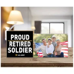 U.S. Army Retired Soldier Floating Picture Frame