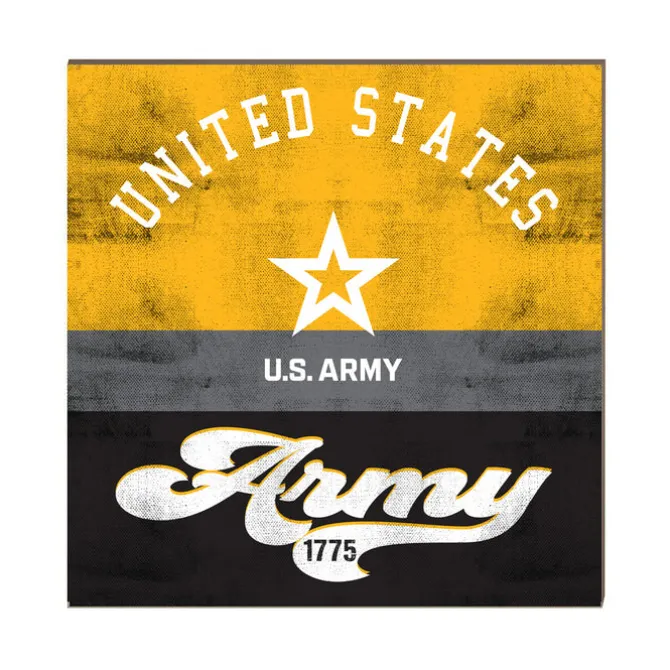 U.S. Army Retro 10 x 10 inch Wood Sign