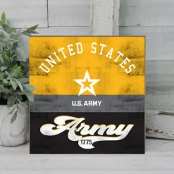 U.S. Army Retro 10 x 10 inch Wood Sign