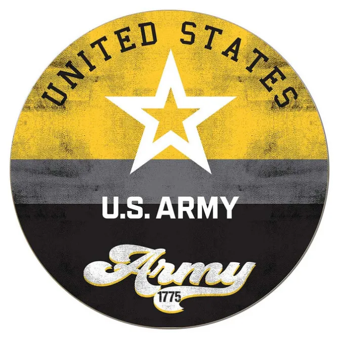 U.S. Army Retro 20 x 20 inch Wood Sign