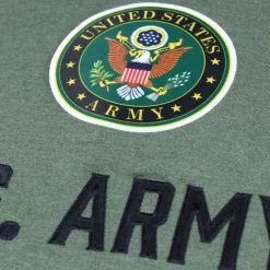 U.S. Army Seal Applique Heather Green Unisex Hoodie