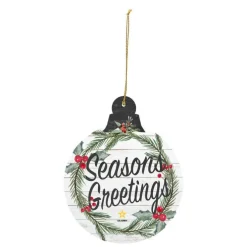 U.S. Army Seasons Greetings Christmas Ornament - Made In The USA