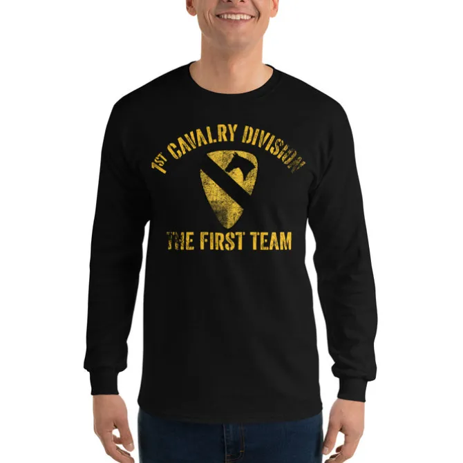 U.S. Army 1st Cavalry Men’s Long Sleeve Shirt