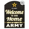 U.S. Army Welome To Our Home 16 x 22 inch Marquee Sign