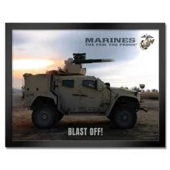 U.S. Marine Corps Blast Off Framed Print