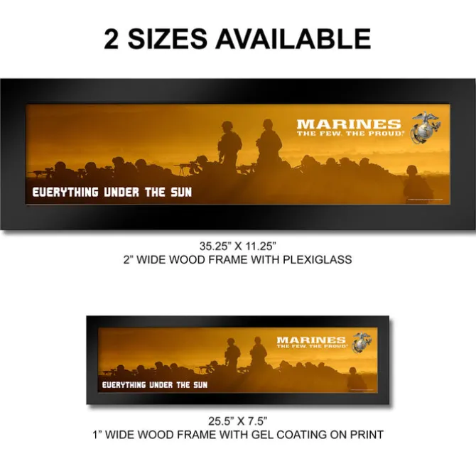 U.S. Marine Corps 'Everything Under the Sun' Framed Print